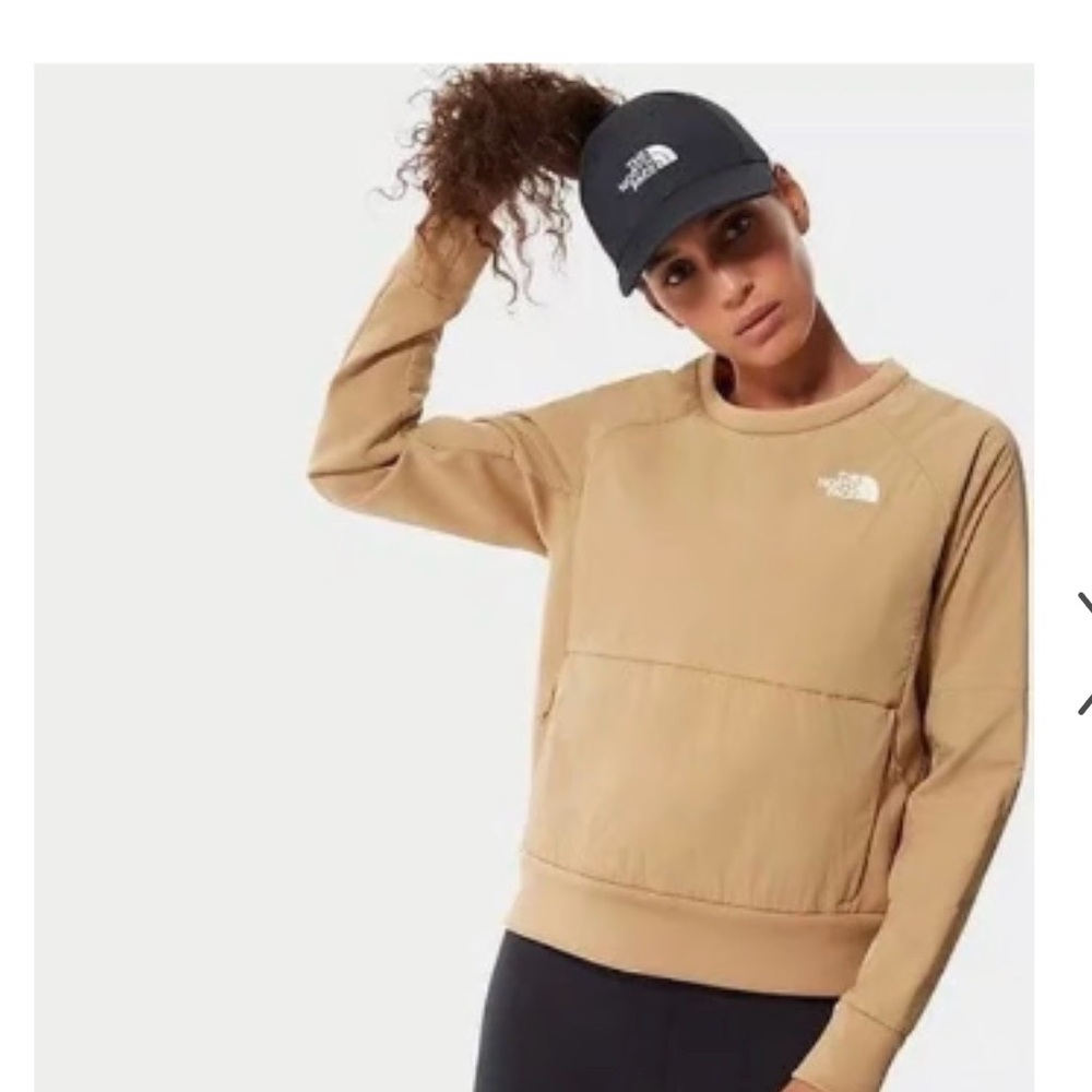 The North Face WOMEN’S VENTRIX camel pullover. New without tag